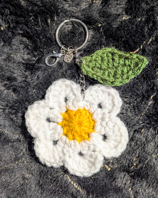 Daisy bag charm