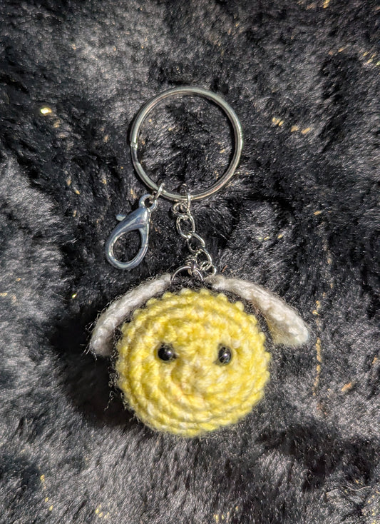 Crochet bumblebee Bag charm