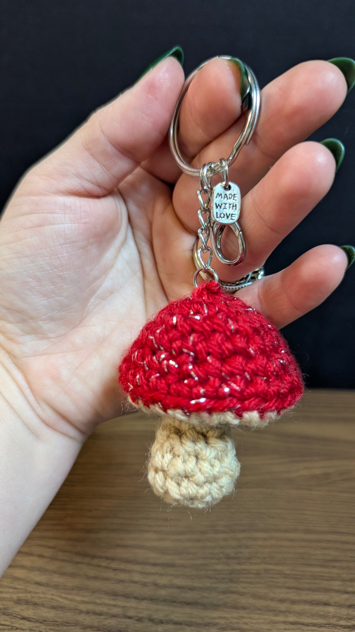 🍄Enchanted Harvest Mushroom Bag Charm