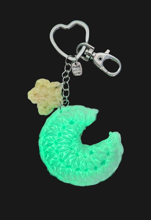 ✨Luminous Night Moon Bag Charm