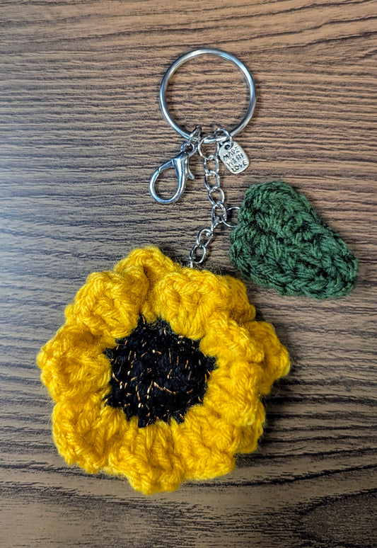 Sunflower Bag charm