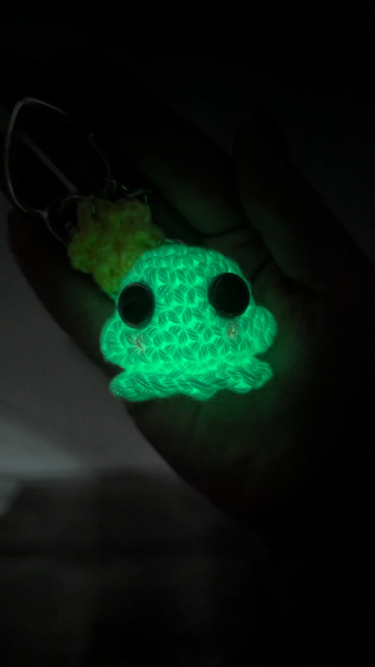 Glow-in-the-dark Ghost Bag Charm