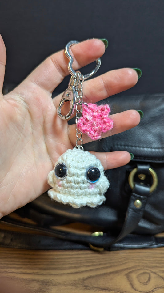 Glow-in-the-dark Ghost Bag Charm