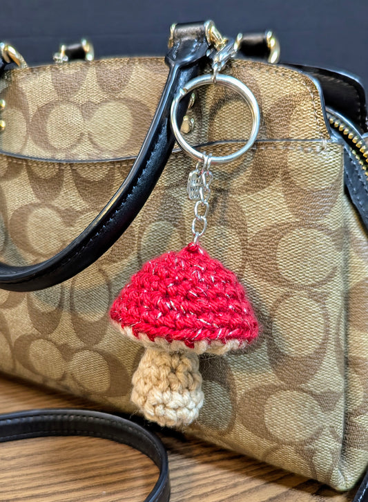 🍄Enchanted Harvest Mushroom Bag Charm