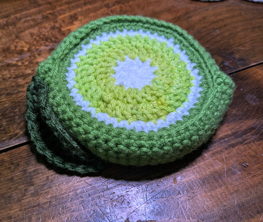 Crochet Lime Coaster Set