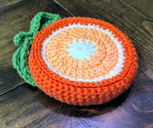 Crochet Orange Coaster set