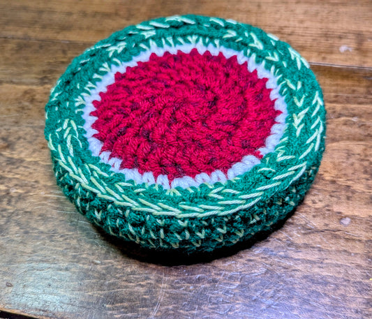 Crochet Watermelon Coaster set